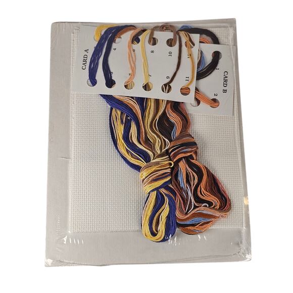 Cross Stitch Kit Jesus Portrait of Christ 6x8 Sealed 2006 Linda Gillum Janlynn - Picture 2 of 14